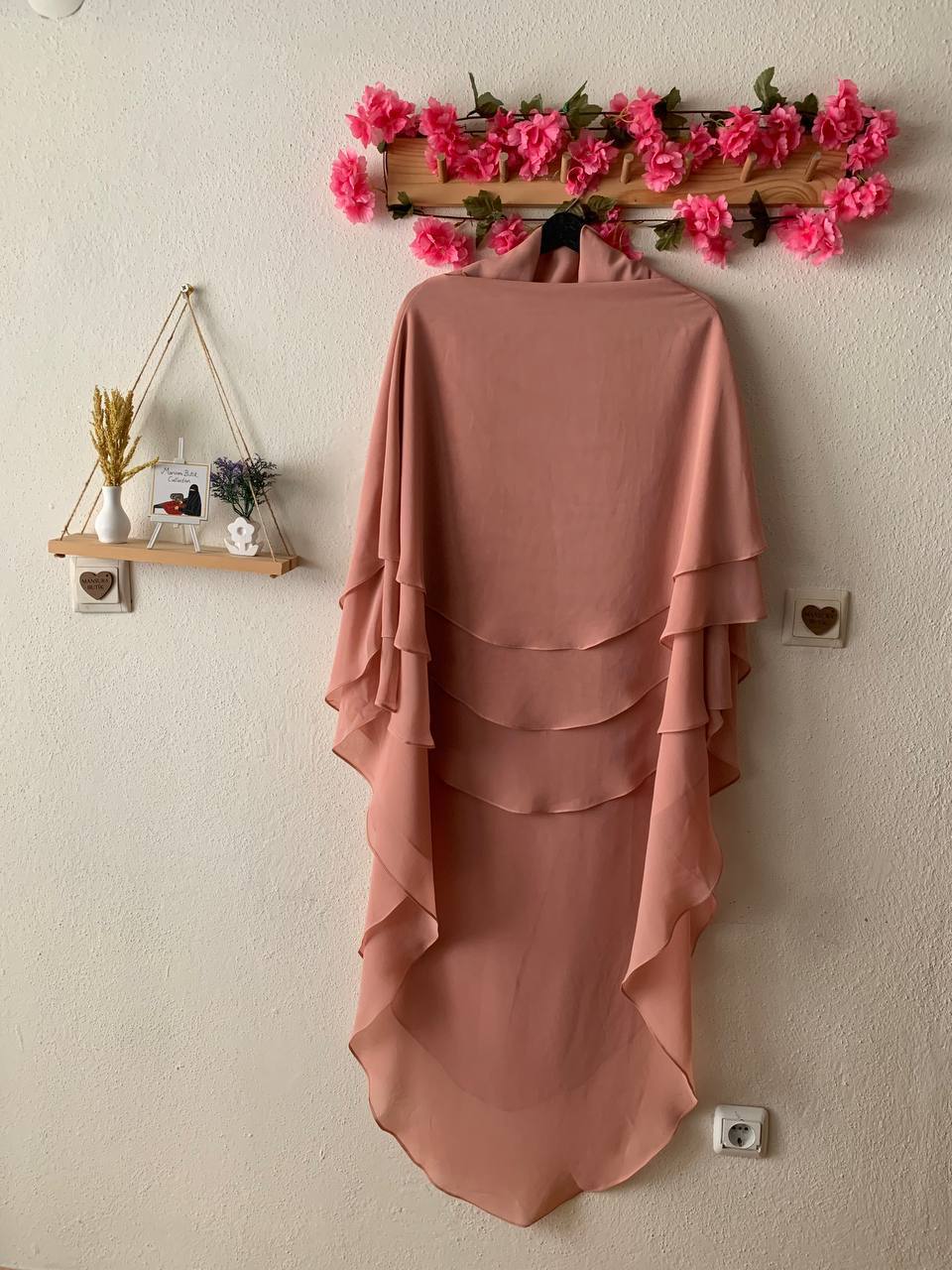 Üç Katlı Sufle Multi Şifon Kumaş - Görsel 11